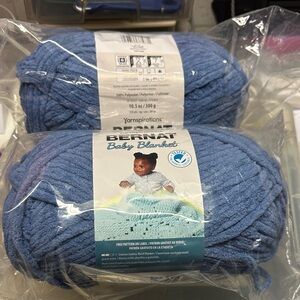Bernat Baby Blanket Yarn in Blue